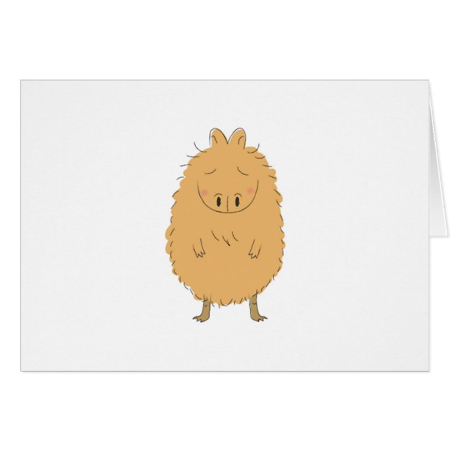 Thinking Capybara (Front Horizontal)