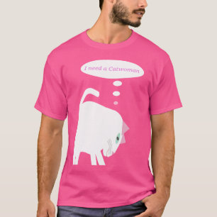 Thinking Cat T-Shirt