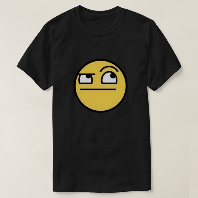Thinking? Emoticon T-Shirt (Design Front)
