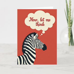 Thinking Equine Birthday Card
