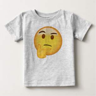 Thinking Face Emoji Baby T-Shirt