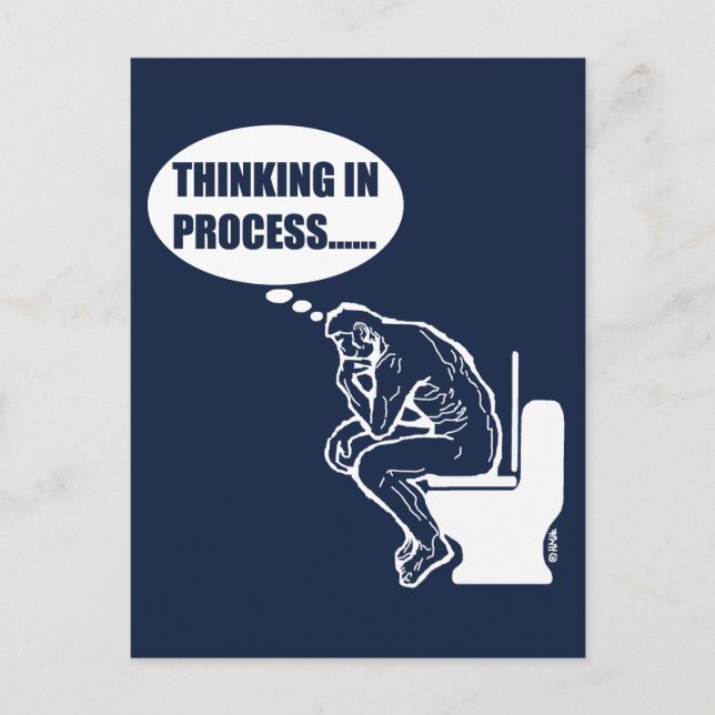 Thinking in process postcard (Front)