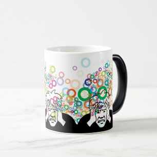 Thinking Man: Funny Meme Character Magic Mug