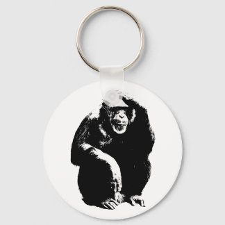 Thinking Monkey Key Ring