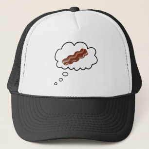 Thinking of Bacon Funny Trucker Hat