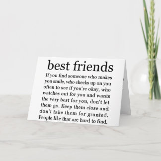 THINKING OF MY ****BEST FRIEND**** HAPPY BIRTHDAY CARD