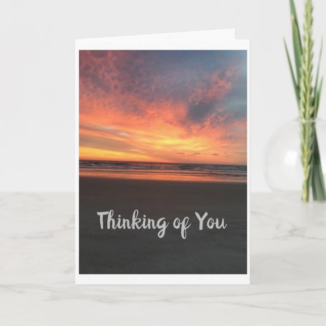 THINKING OF "YOU" AT CHRISTMAS CARD (Front)