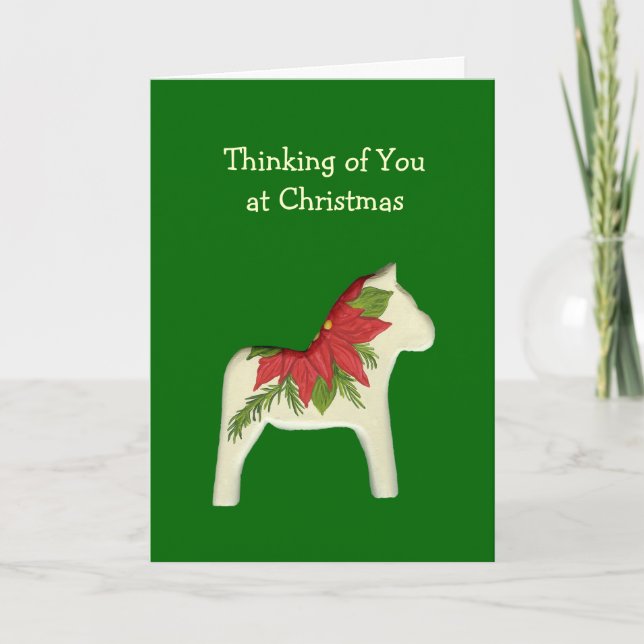 Thinking of you at Christmas card (Front)
