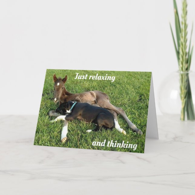 THINKING OF **YOU** AT CHRISTMAS HOLIDAY CARD (Front)