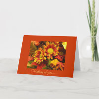Thinking of you, autumn design