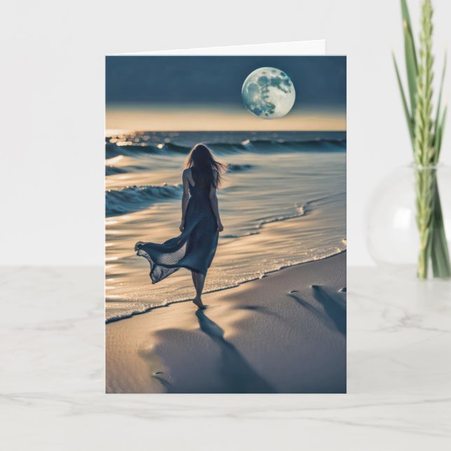 Thinking of You Beach Walk Card (Front)