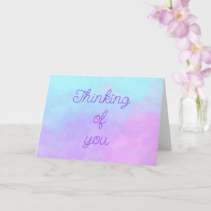 Thinking of You Blank Greeting Card