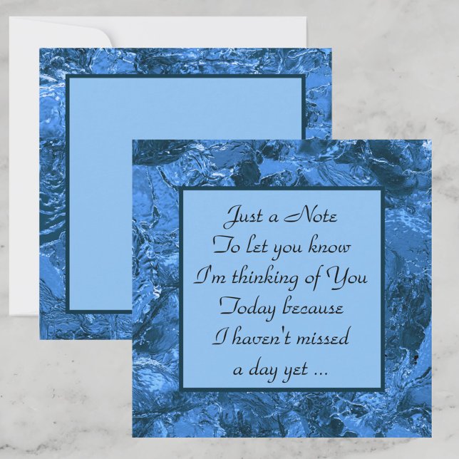 Thinking of You Blue Marble Card (Creator Uploaded)