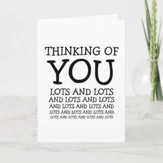 Thinking of you, cancer or get well customisable card