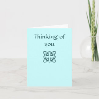 Thinking of you card