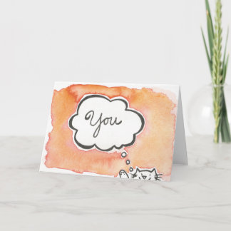 Thinking of you card