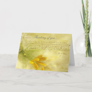 Thinking of you... card