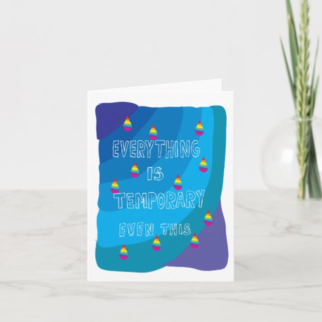 Thinking of you card good luck bereavement sorry  (Front)