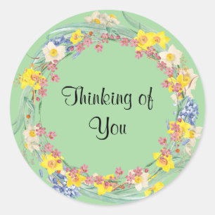 Thinking of You Classic Classic Round Sticker