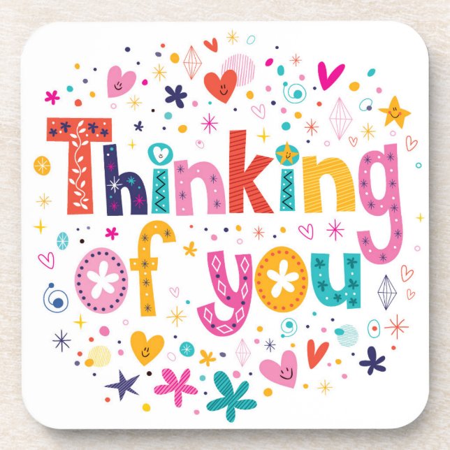 Thinking Of You Coaster (Front)