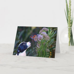 Thinking of You Customisable Cute Puppy Card