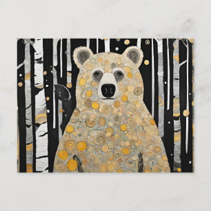 Thinking of You Cute Bear Hug Postcard