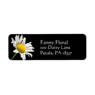 Thinking of You Daisy Address Labels