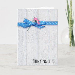 Thinking of You Daisy and Ribbon Card