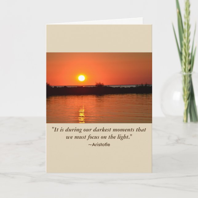 Thinking of You Encouragement Card (Front)