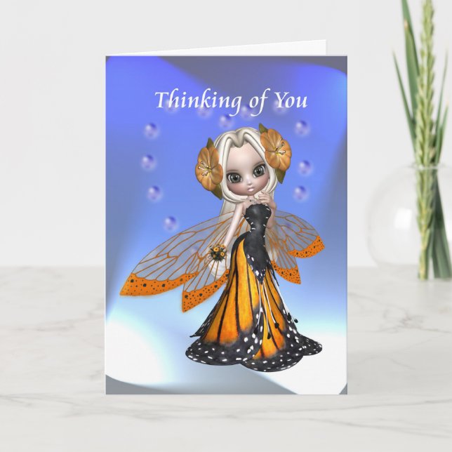 Thinking of You Fairy Card (Front)