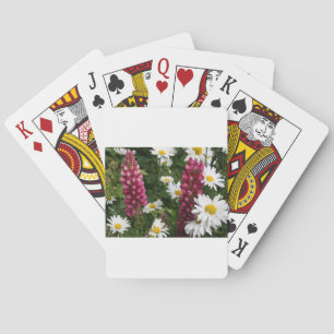 Thinking Of You Floral Blossoms Playing Cards