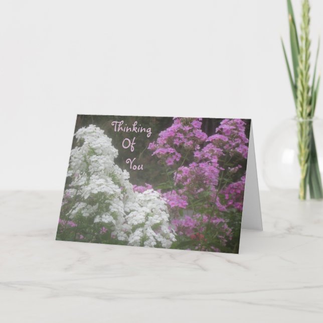 Thinking Of You Floral Card (Front)
