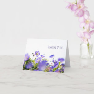 Thinking of You Floral Folded Card