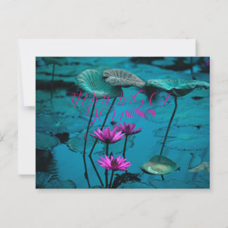 THINKING OF YOU FLORAL POSTCARD