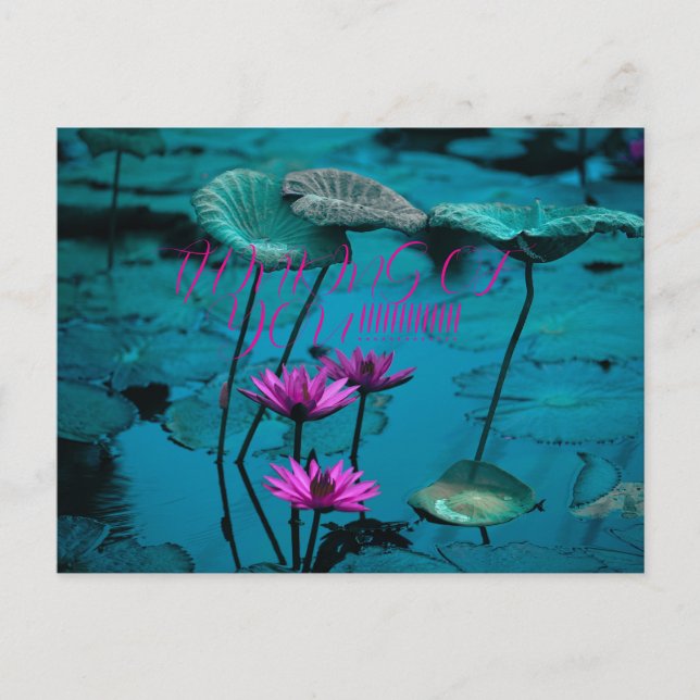THINKING OF YOU FLORAL POSTCARD (Front)