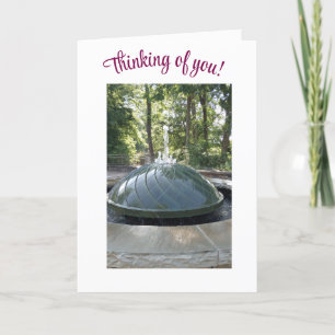 Thinking of you, Folded Greeting Card