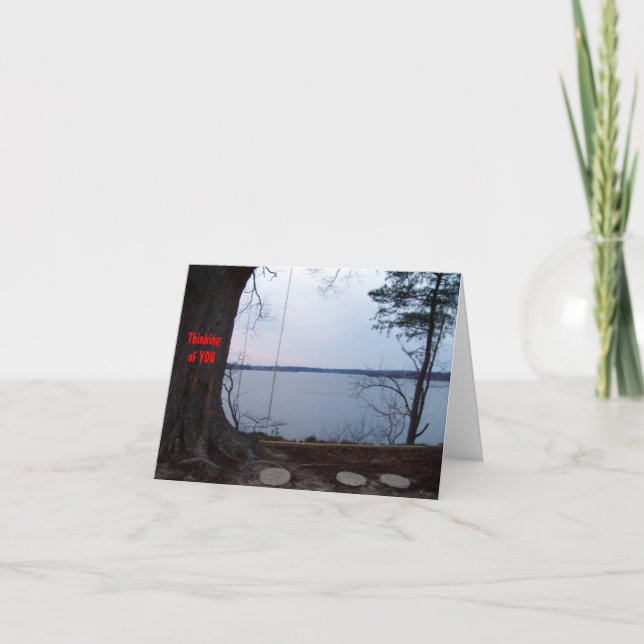 Thinking of You for Family - Customisable Card (Front)