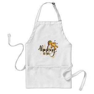 Thinking of You Funny Halloween Voodoo Doll Standard Apron