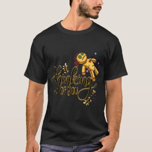 Thinking of You Funny Halloween Voodoo Doll T-Shirt