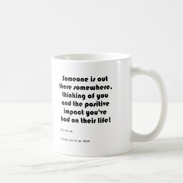 Thinking of You Funny Mug (Right)