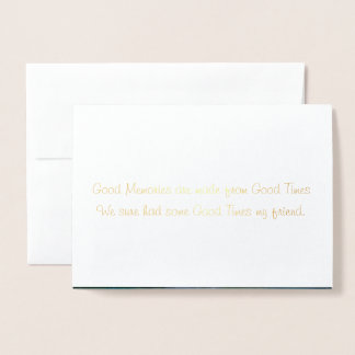 "Thinking of You" greeting card