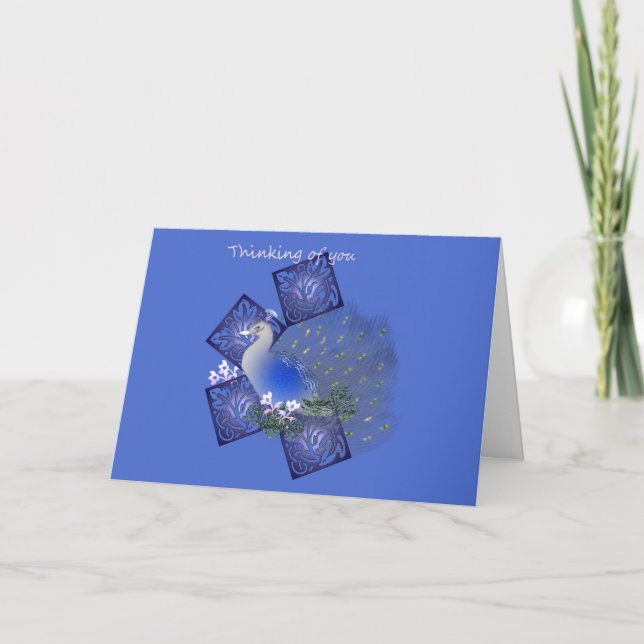 Thinking of You greeting card. Card (Front)