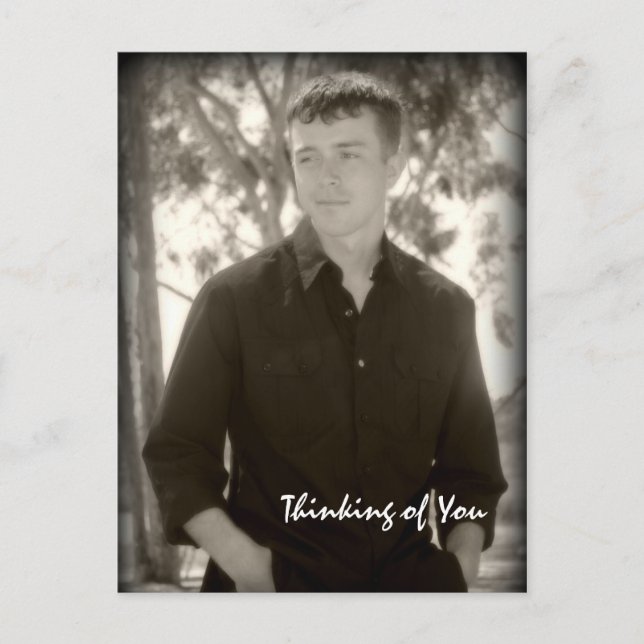 Thinking of You Greeting Postcard (Front)
