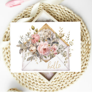 Thinking of You Hello Pretty Floral Card