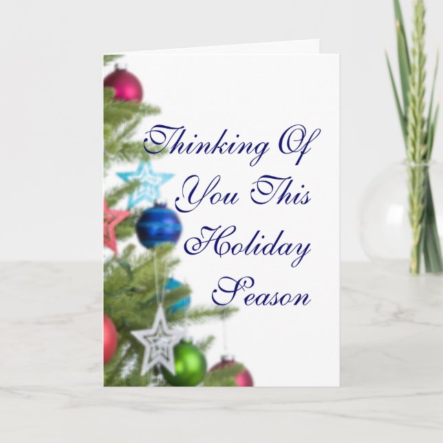 Thinking of You Holiday Card (Front)