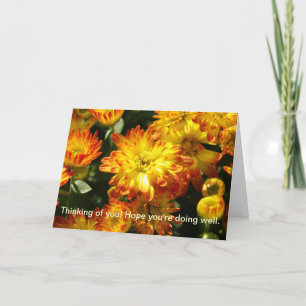Thinking of you! Hope you're doing well. Card