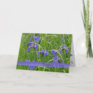 Thinking Of You Iris Card