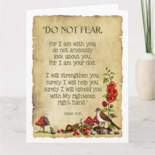 Thinking of You: Isaiah 41:10, Original Nature Art Card