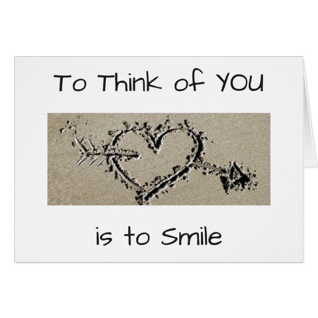 THINKING OF YOU MAKES ME SMILE (Front Horizontal)