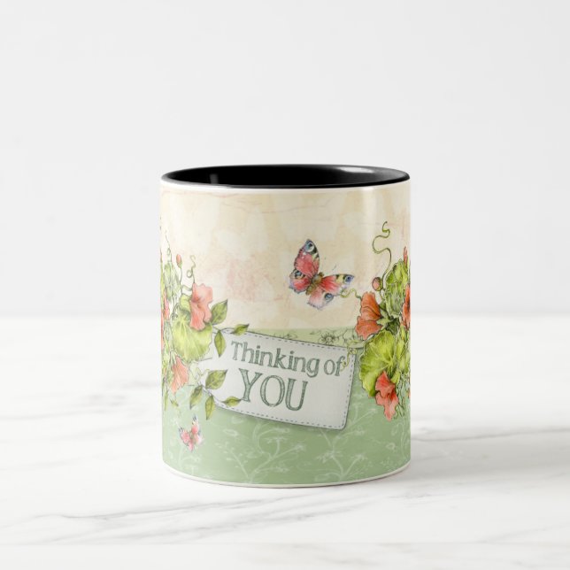 Thinking of you Mug - Florals (Center)